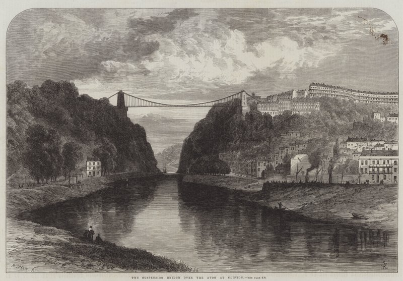 The Suspension Bridge over the Avon at Clifton by Samuel Read
