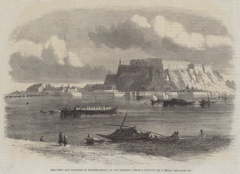 The Town and Fortress of Peterwardein, on the Danube by Samuel Read