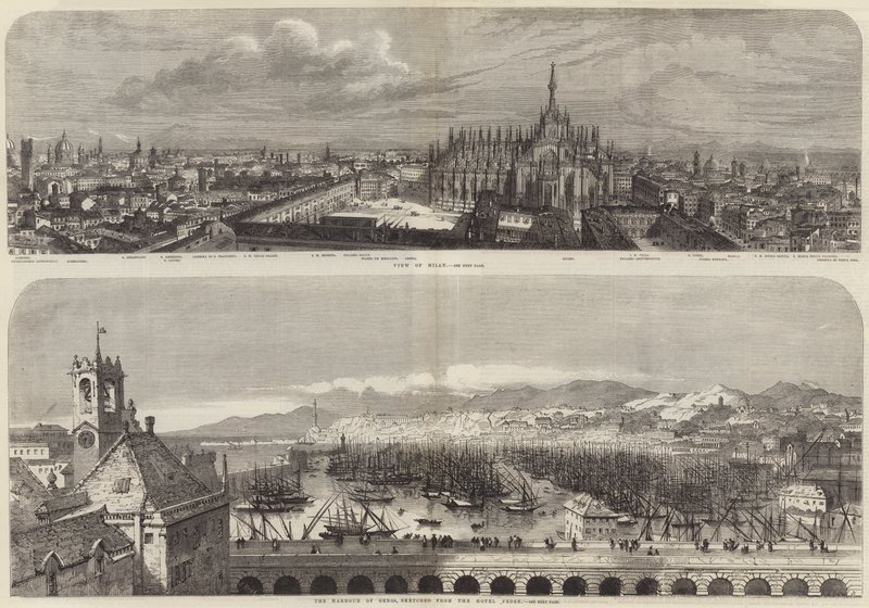 Views of Milan and Genoa by Samuel Read