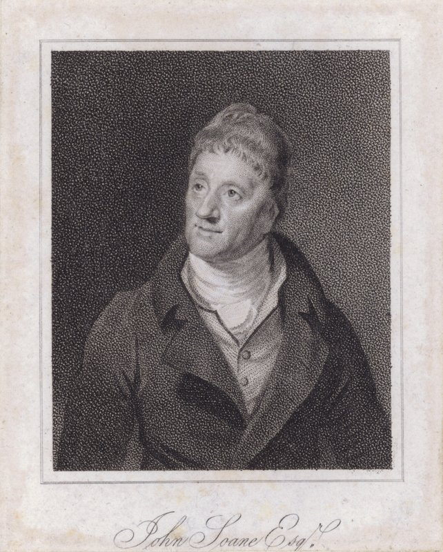 Sir John Soane, English architect and collector by Samuel (after) Drummond