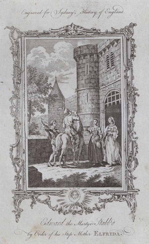Edward the Martyr Stabbed by Order of his Step Mother Elfrida by Samuel (after) Wale
