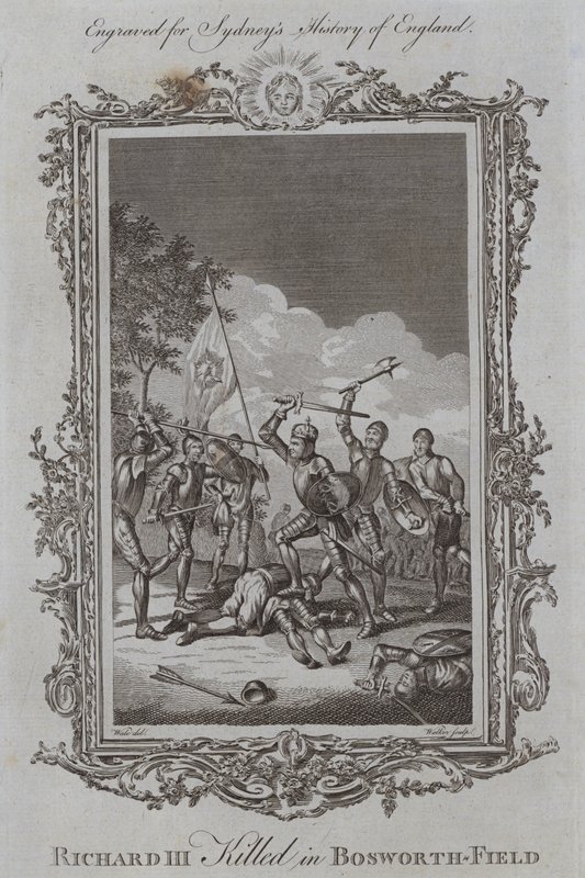 Richard III Killed in Bosworth-Field by Samuel (after) Wale