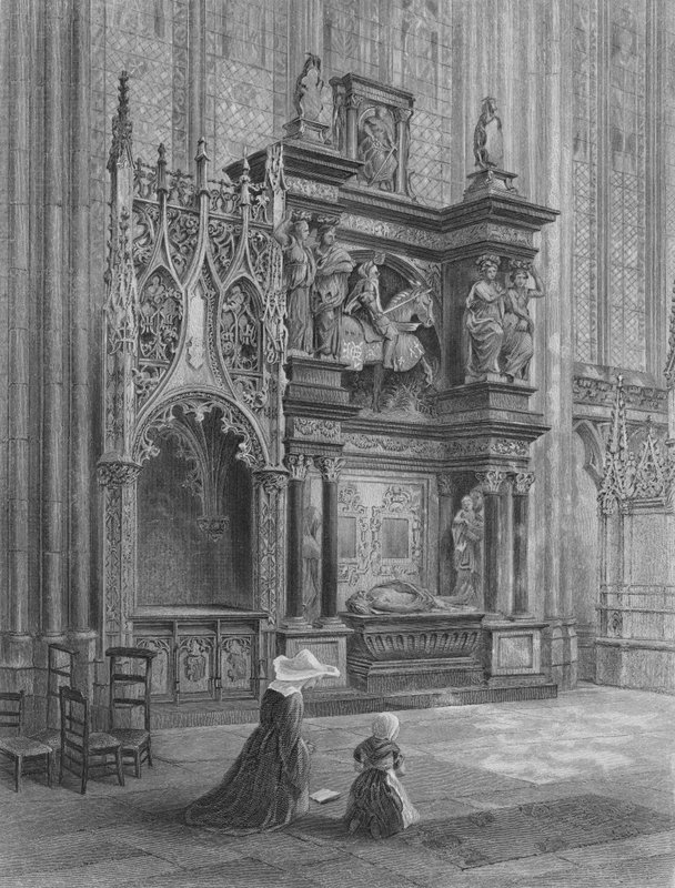 Tomb of Louis de Breze, Rouen Cathedral by Samuel John Hodson