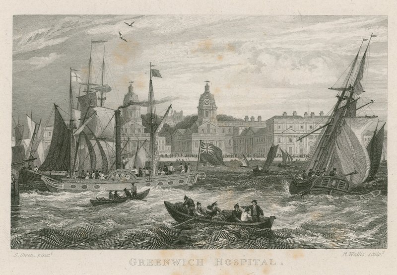 Greenwich Hospital, London by Samuel Owen