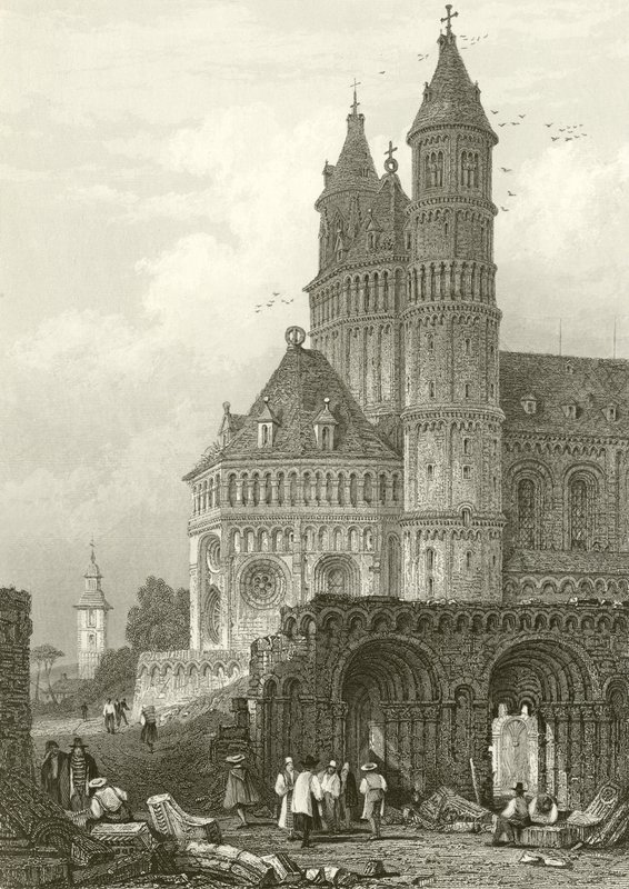 The Cathedral at Worms by Samuel Prout
