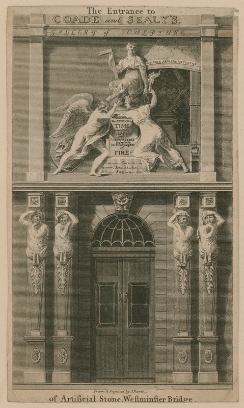 The entrance to Coade and Sealy