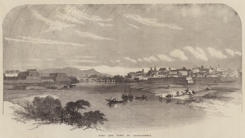 Fort and Town of Alessandria by Samuel Read
