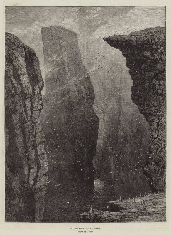 On the Coast of Caithness by Samuel Read