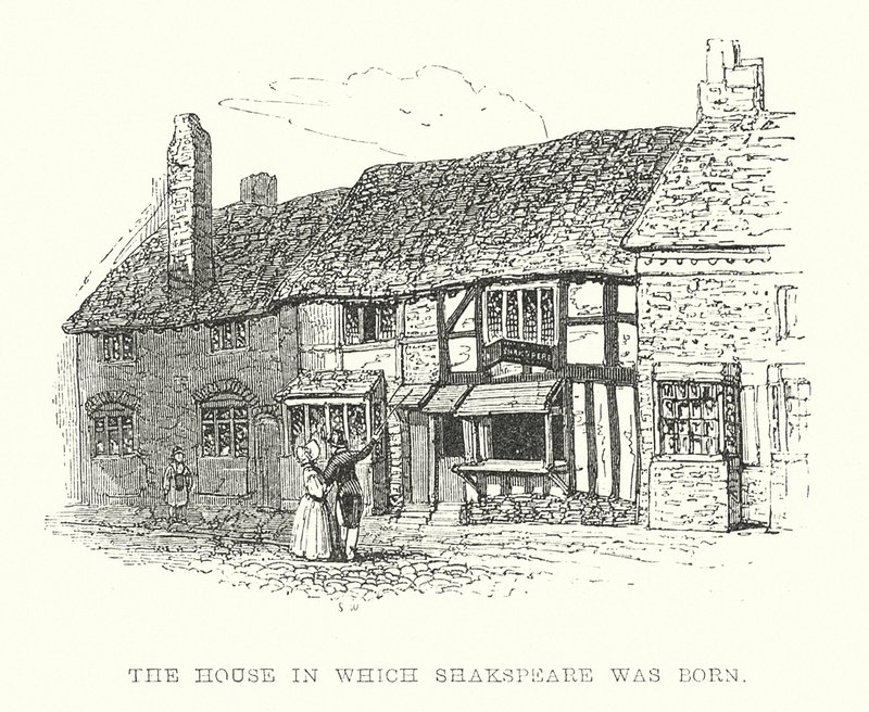 The House in which Shakespeare was Born by Samuel Williams
