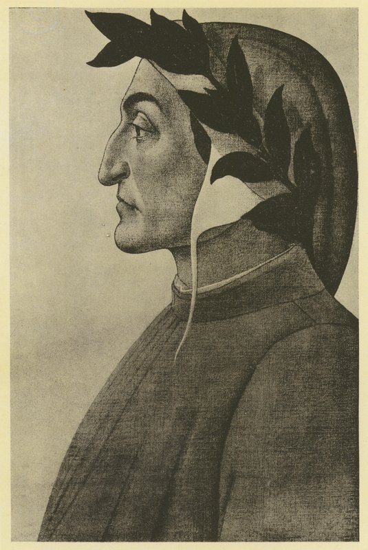 Botticelli: Dante Alighieri by Sandro (after) Botticelli