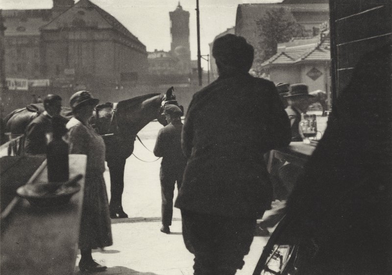 Berlin: Alexanderplatz seen from a beer shop by Sasha Stone