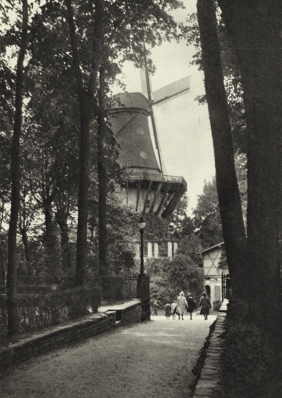 Potsdam, Historical Windmill in Sanssouci by Sasha Stone
