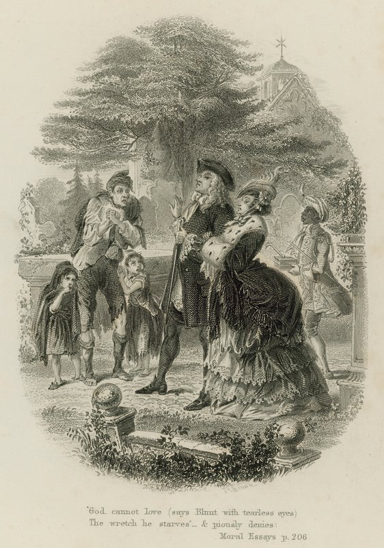 Scene from Moral Essays, by Alexander Pope by Scottish School