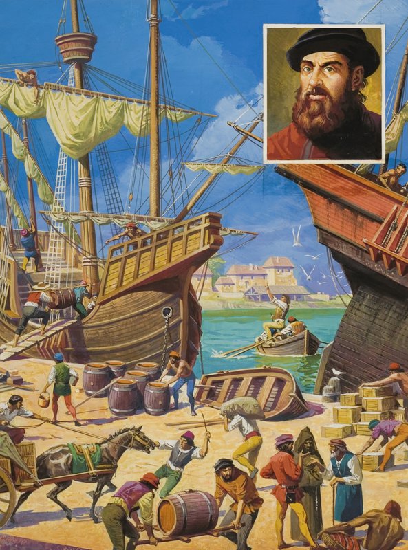 Ferdinand Magellan by Severino Baraldi