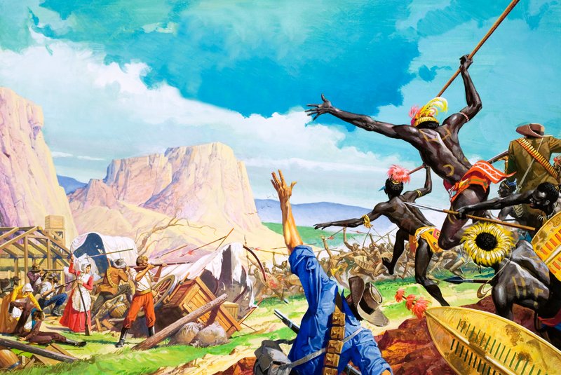 The Boers Fight for the Promised Land by Severino Baraldi
