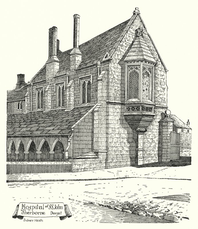 Hospital of St John, Sherborne, Dorset by Sidney Heath