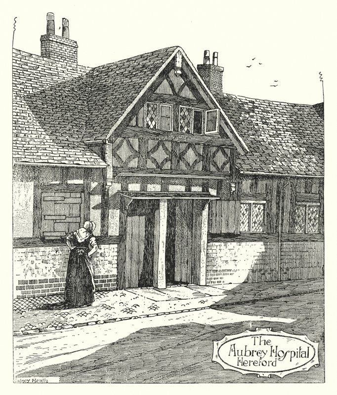 The Aubrey Hospital, Hereford by Sidney Heath