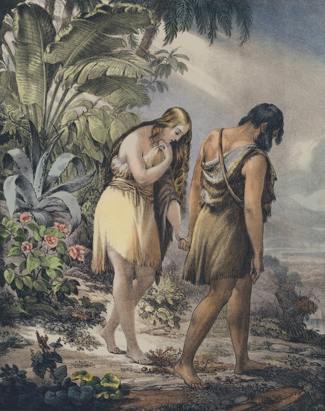 Adam and Eve Driven Out of Paradise by Siegfried Detler Bendixen