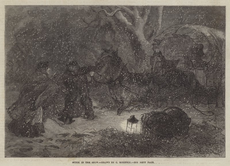 Stuck in the Snow by Sir John Charles Robinson