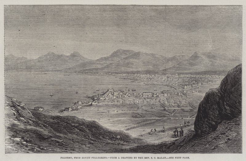 Palermo, from Mount Pellegrino by Solomon Caesar Malan