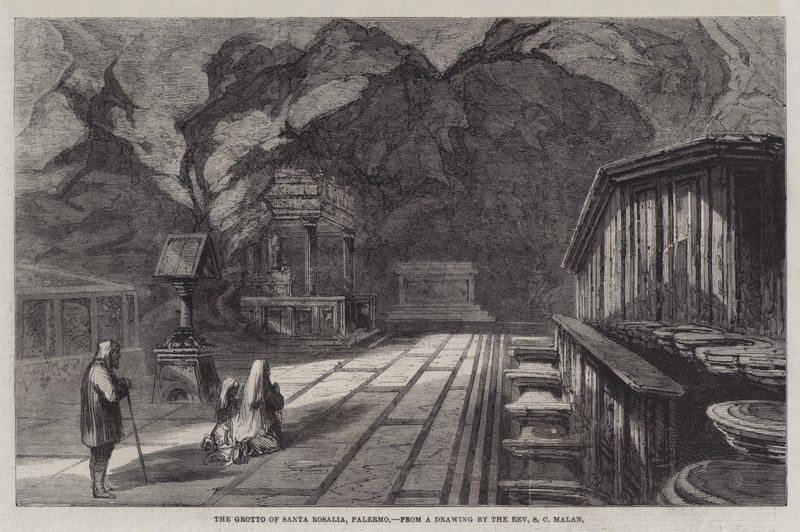 The Grotto of Santa Rosalia, Palermo by Solomon Caesar Malan