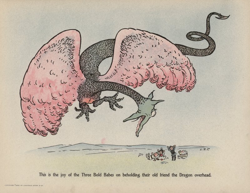Illustration for Further Doings of the Three Bold Babes by Sophia Rosamond Praeger