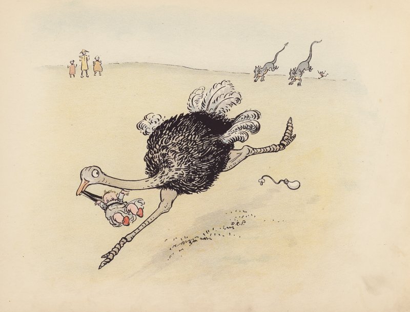 Illustration for Little Twin Dragons by Sophia Rosamond Praeger