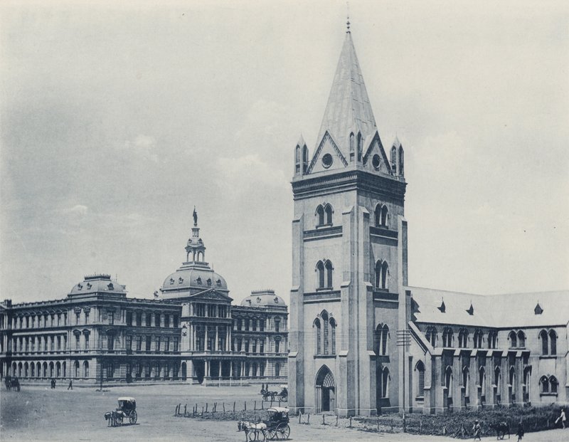 Dutch Reformed Church, Pretoria (b/w photo) by South African Photographer
