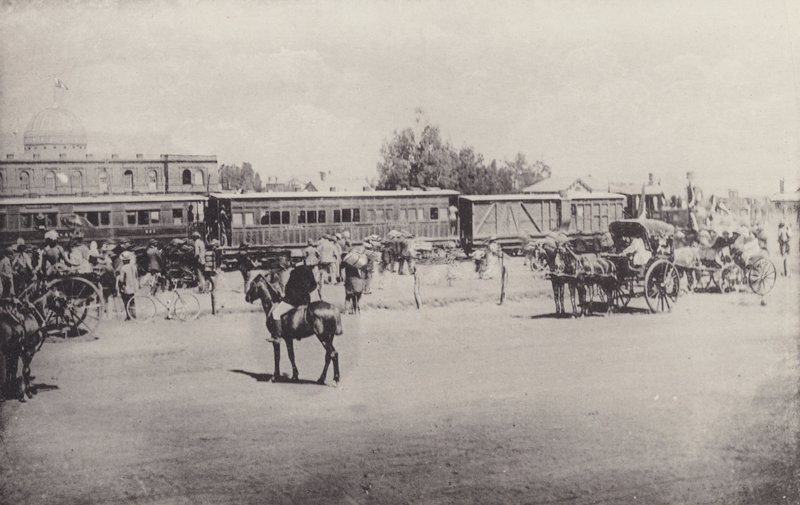 Historic Views, the First Train to reach Johannesburg by South African Photographer