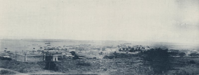 Panorama of Delagoa Bay (b/w photo) by South African Photographer