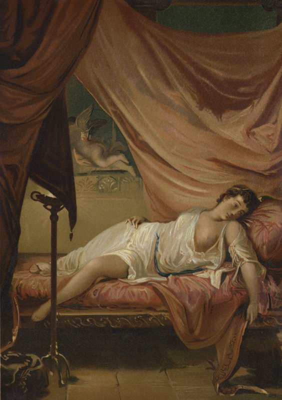 Eros and Psyche by Spanish School