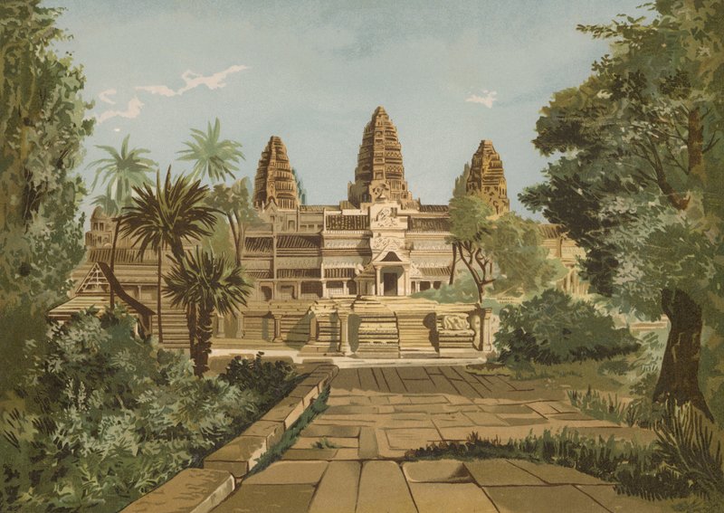 Temple of Jagganath, India by Spanish School