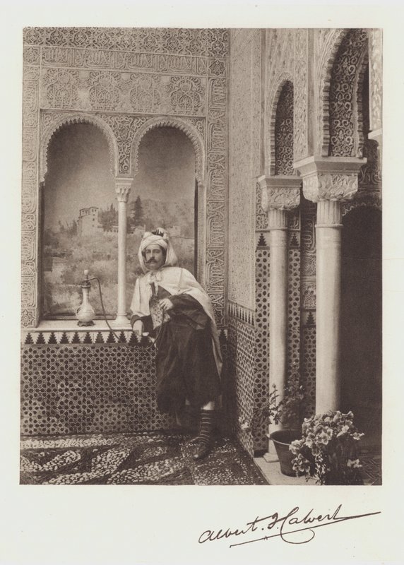 Albert F Calvert, Portrait and Signature by Spanish Photographer