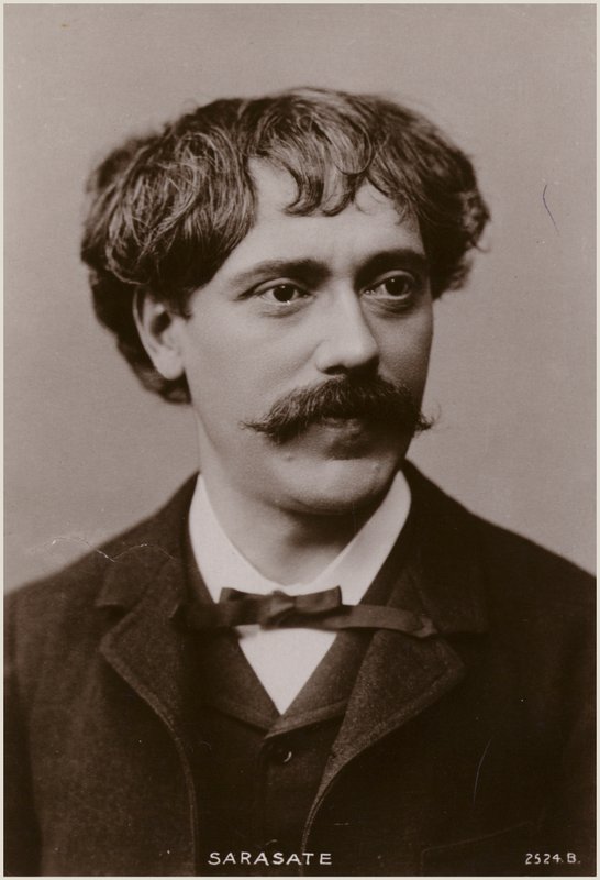 Portrait of Pablo de Sarasate by Spanish Photographer
