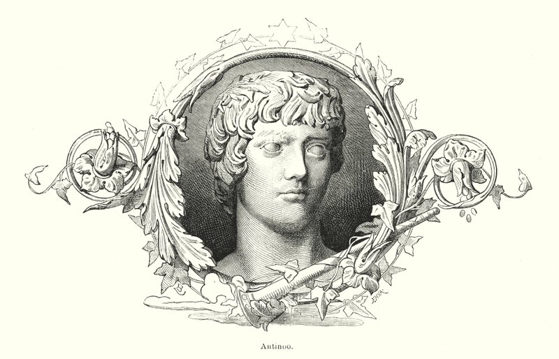 Antinous, Bithynian Greek youth and favourite of the Roman Emperor Hadrian by Spanish School