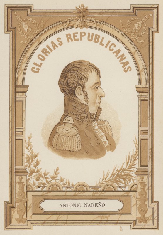 Antonio Narino, Colombian military and political leader by Spanish School