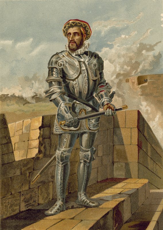 Antonio de Leiva, Spanish general during the Italian Wars by Spanish School