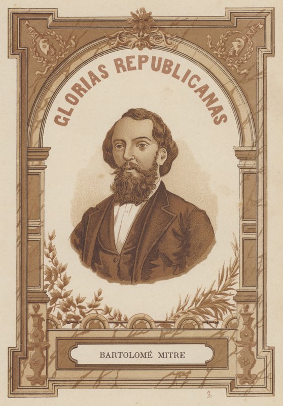 Bartolome Mitre, Argentine politician, soldier and author by Spanish School