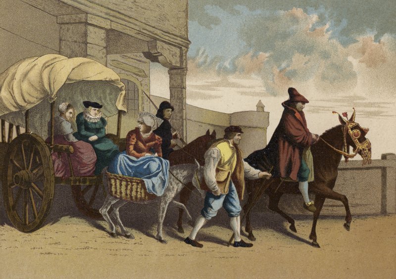 Costumes of the French bourgeoisie, 16th Century by Spanish School