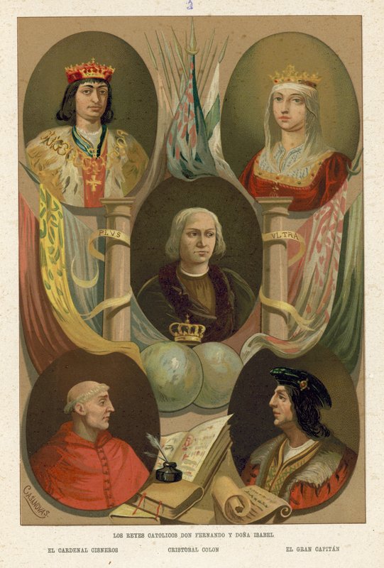 Ferdinand and Isabella of Spain by Spanish School
