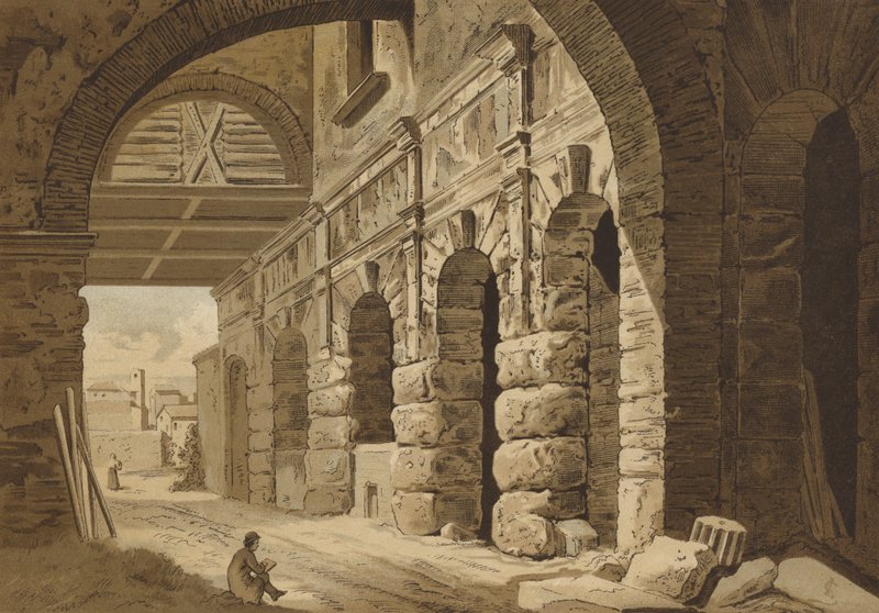 Gallery of Domitian, Rome by Spanish School