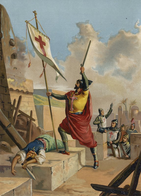 Godfrey of Bouillon, Frankish knight and crusader, 11th Century by Spanish School