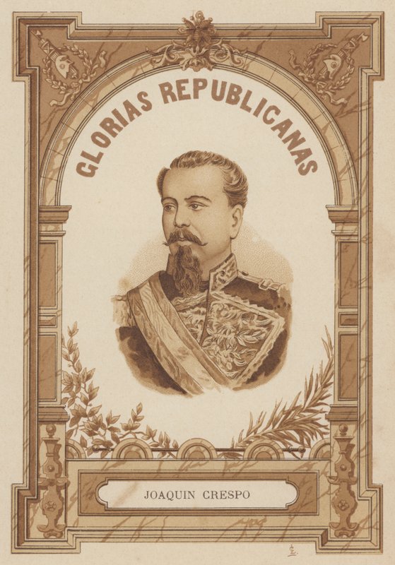 Joaquin Crespo, Venezuelan politician and soldier by Spanish School
