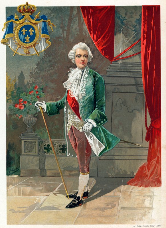 King Louis XV of France by Spanish School