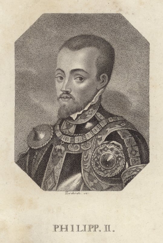 Philip II, King of Spain by Spanish School