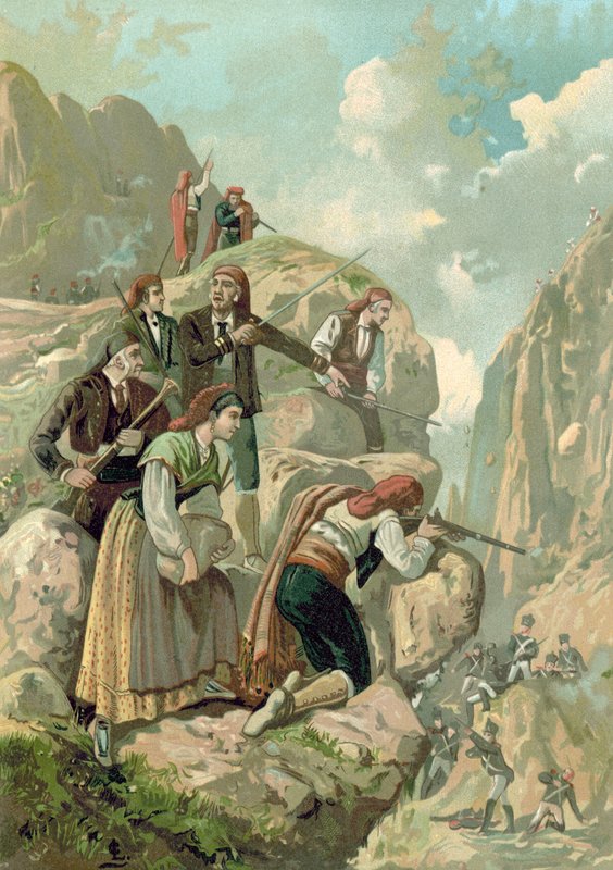 The Heroes of the Bruch by Spanish School