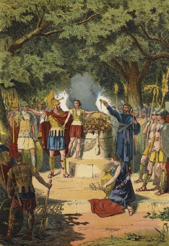 The oath of Hannibal, 3rd Century BC by Spanish School