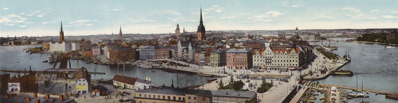 Stockholm: Panorama Fran Katarinahissen by Swedish Photographer