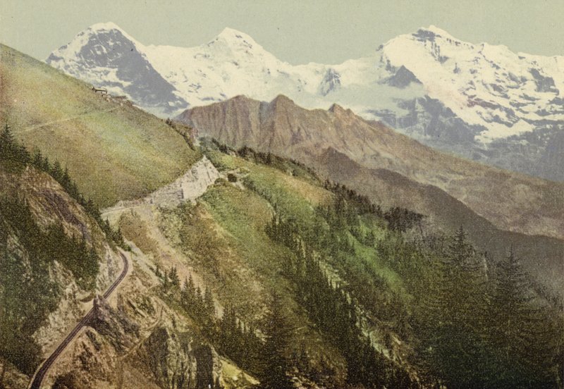 Berner Oberland: Schynige Platte, Bahnlinie by Swiss Photographer