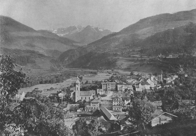 Ilanz, General View by Swiss Photographer